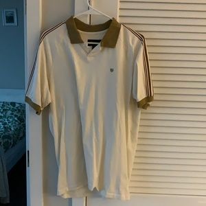 retro lookin brixton striped polo